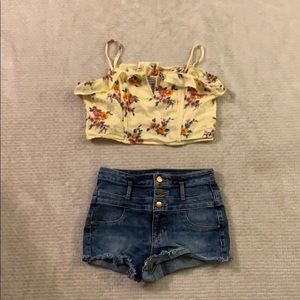 American eagle crop top